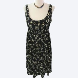 Maggy London Black & White A Line Dress 10